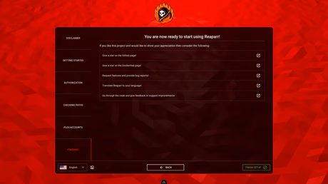 Initial setup step 6 – final review and confirmation